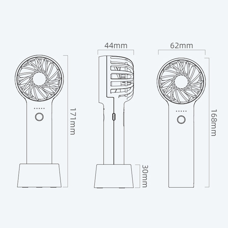 M2 Hand-Held Aromatherapy Fan 5 Gear High Wind Power