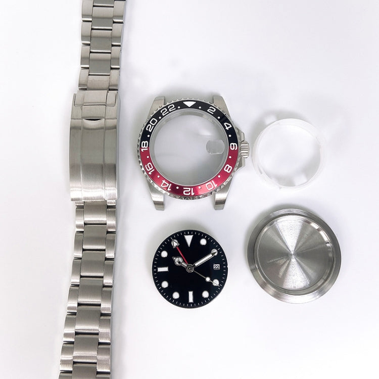 For ETA2836/Pearl 3804 Movement 867 GMT Watch Accessories 40MM Stainless Steel Case
