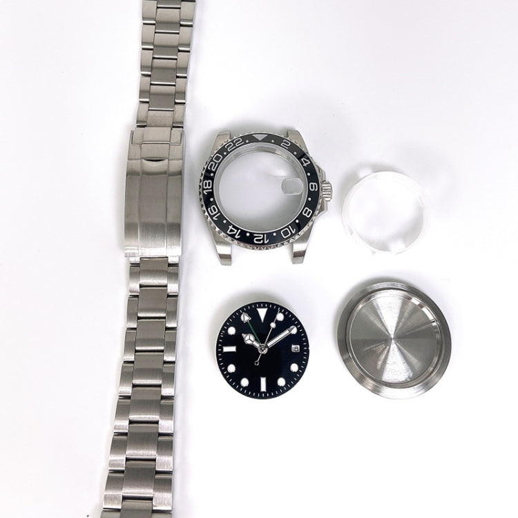 For ETA2836/Pearl 3804 Movement 867 GMT Watch Accessories 40MM Stainless Steel Case