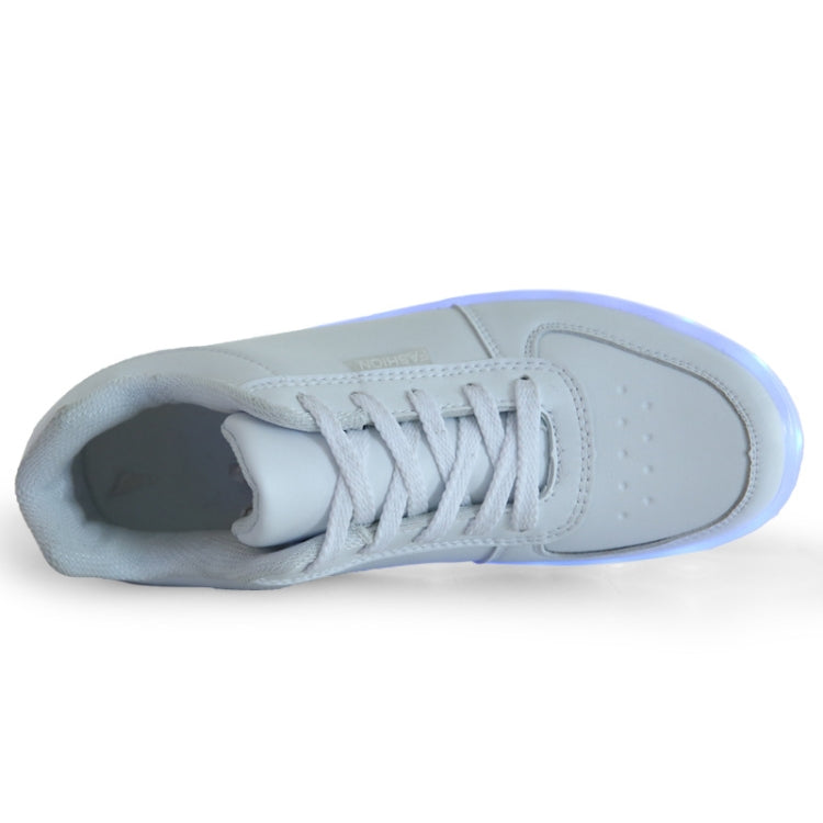 Children Luminous Low-Cut Shoes USB Charging LED Luminous Shoes, Size: 34