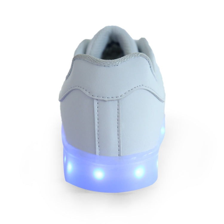 Children Luminous Low-Cut Shoes USB Charging LED Luminous Shoes, Size: 34