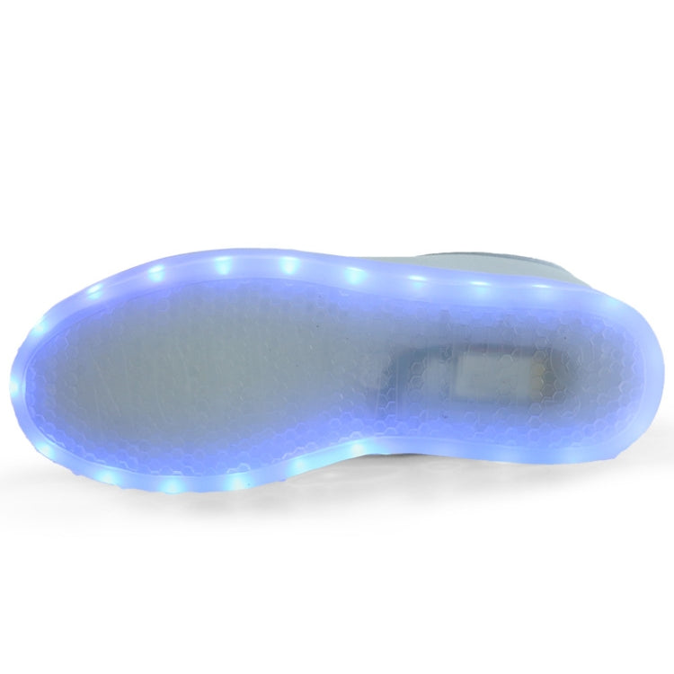 Children Luminous Low-Cut Shoes USB Charging LED Luminous Shoes, Size: 34