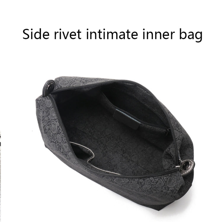 L5032 Large Capacity Messenger Women Bag Cowhide Commuter Tote Shoulder Bag, Colour: Red Wine