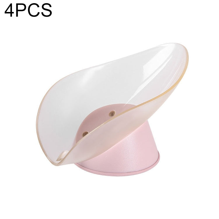 4 PCS Toilet Drain Soap Box No Perforation Shelf