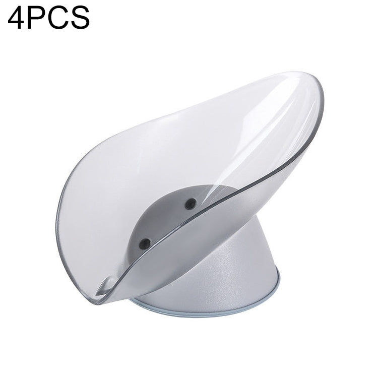 4 PCS Toilet Drain Soap Box No Perforation Shelf