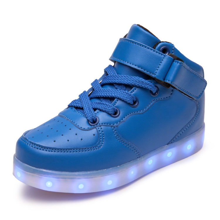 Children LED Luminous Shoes Rechargeable Sports Shoes, Size: 29