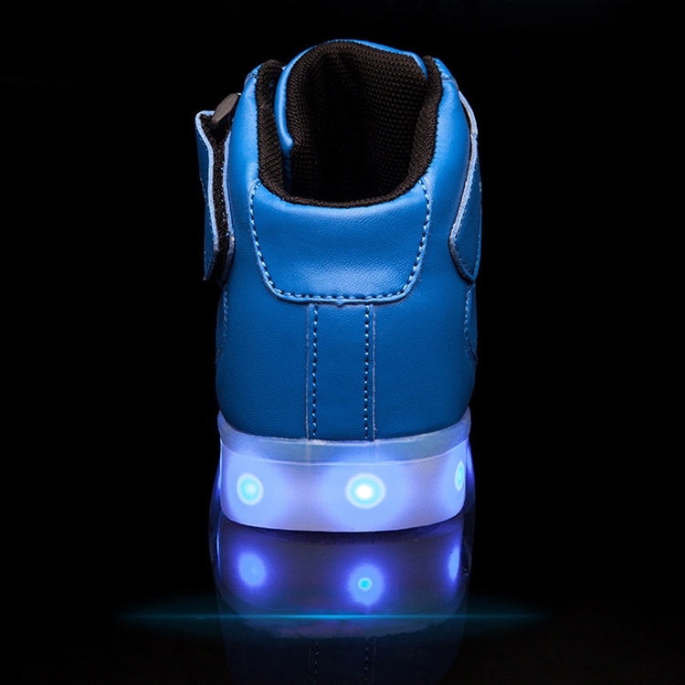 Children LED Luminous Shoes Rechargeable Sports Shoes, Size: 29