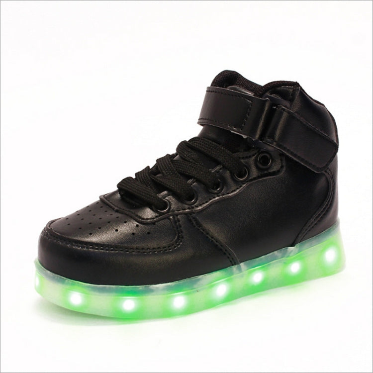 Children LED Luminous Shoes Rechargeable Sports Shoes, Size: 30