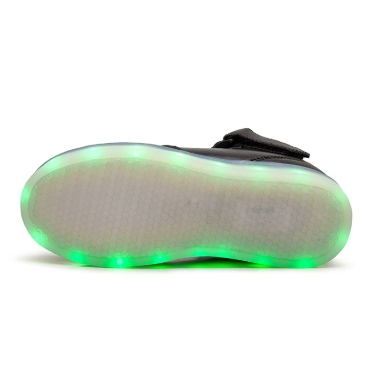 Children LED Luminous Shoes Rechargeable Sports Shoes, Size: 30