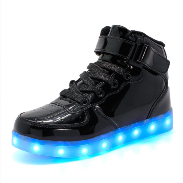 Children LED Luminous Shoes Rechargeable Sports Shoes, Size: 37