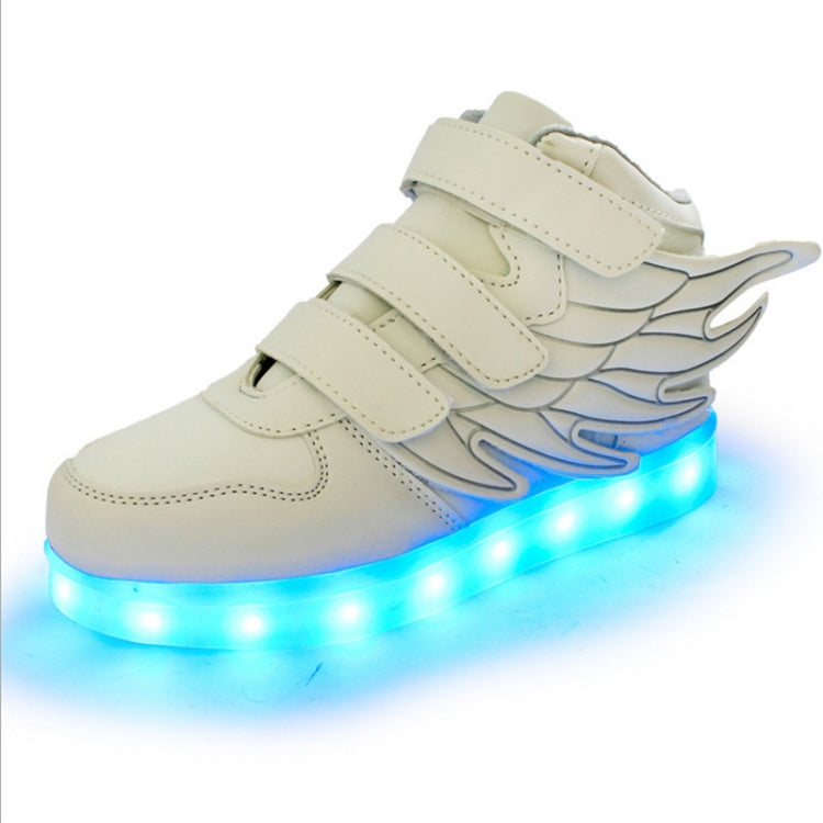 Children Colorful Light Shoes LED Charging Luminous Shoes, Size: 34