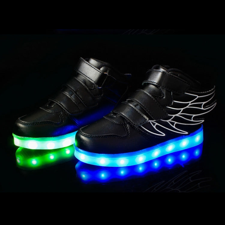 Children Colorful Light Shoes LED Charging Luminous Shoes, Size: 34