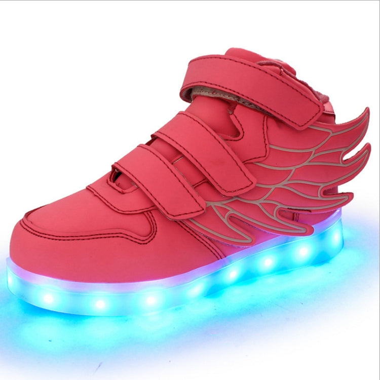 Children Colorful Light Shoes LED Charging Luminous Shoes, Size: 35