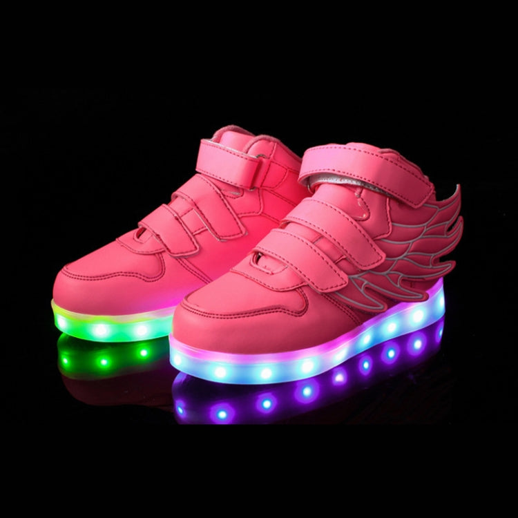 Children Colorful Light Shoes LED Charging Luminous Shoes, Size: 35