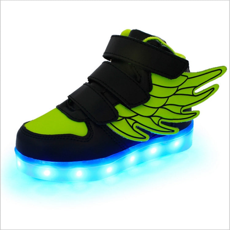 Children Colorful Light Shoes LED Charging Luminous Shoes, Size: 35
