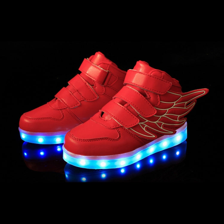 Children Colorful Light Shoes LED Charging Luminous Shoes, Size: 36