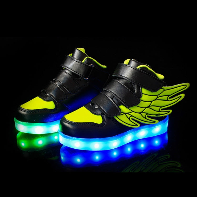 Children Colorful Light Shoes LED Charging Luminous Shoes, Size: 36