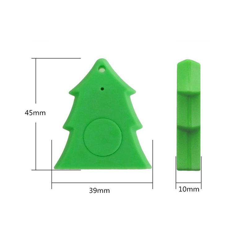 3 PCS Christmas Shape Bluetooth Anti-Lost Device Mobile Phone Bluetooth Two-Way Alarm Keychain Tracking Locator