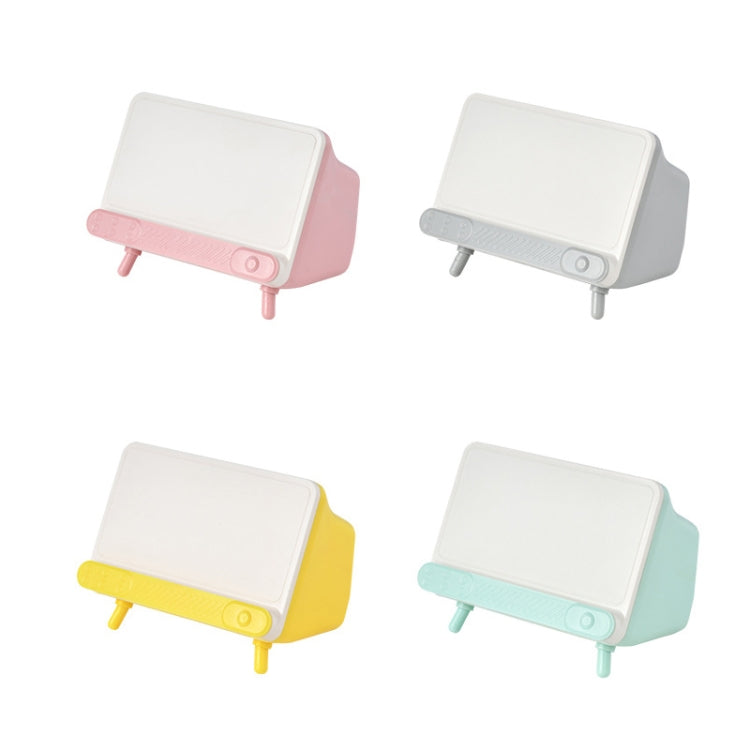 2 PCS Desktop TV Tissue Box Multifunctional Mobile Phone Holder Drawer Box Bedroom Dormitory Storage Box