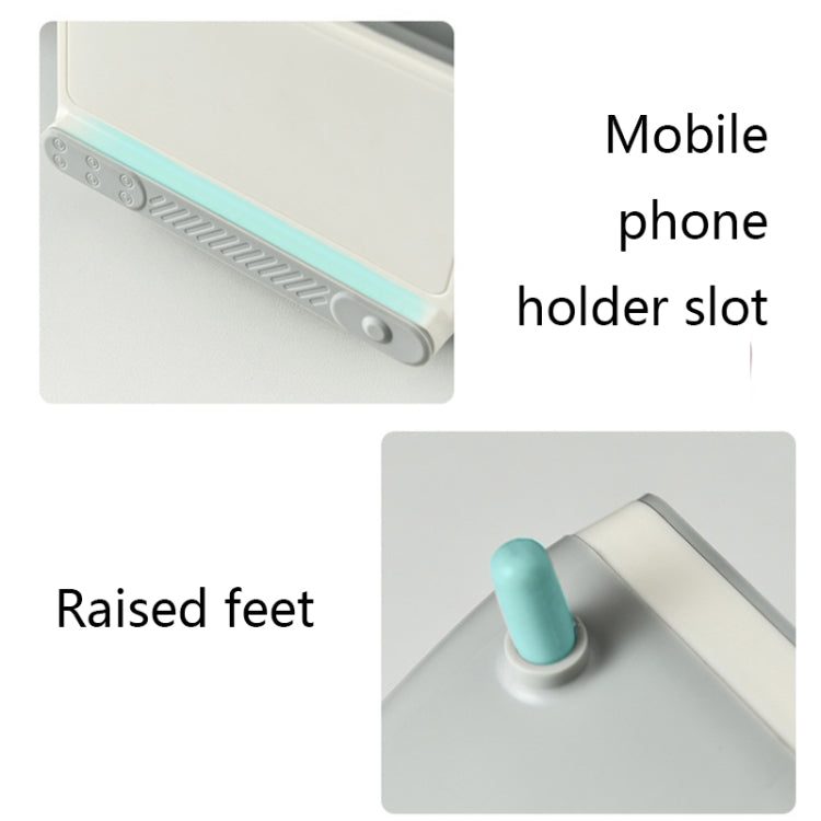 2 PCS Desktop TV Tissue Box Multifunctional Mobile Phone Holder Drawer Box Bedroom Dormitory Storage Box