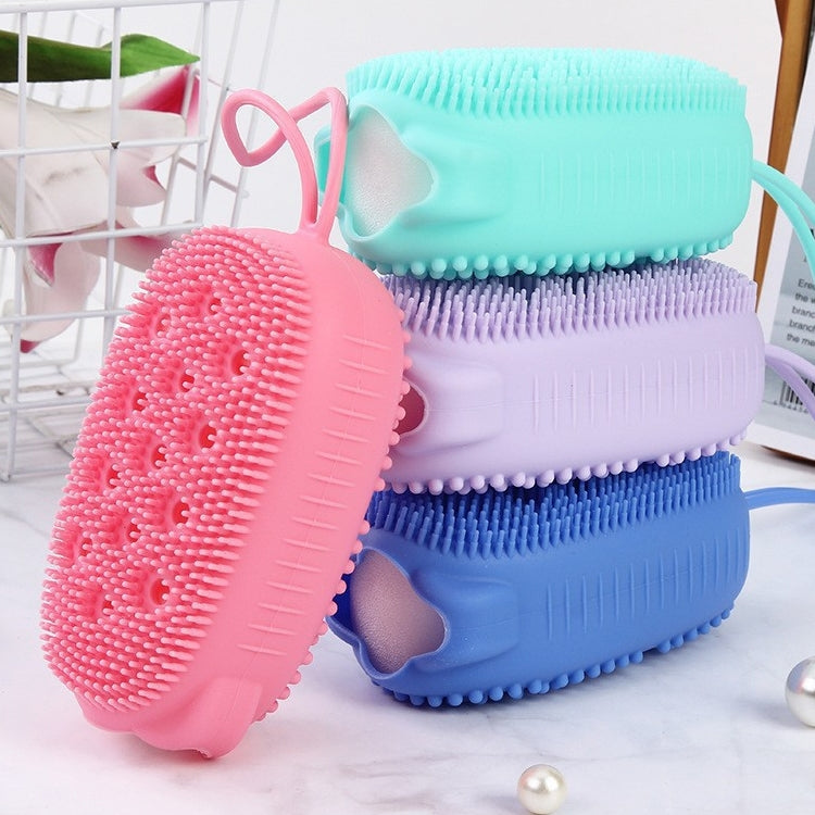10 PCS Elastic Plastic Sponge Bath Brush