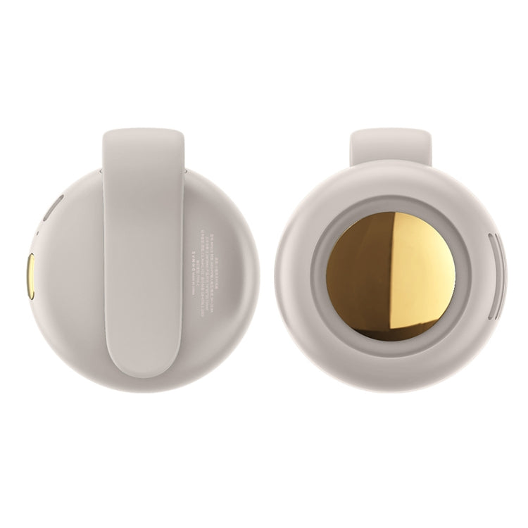 MF019 Small Whirlwind Leafless Fan Portable Clip Waist Fan(White)