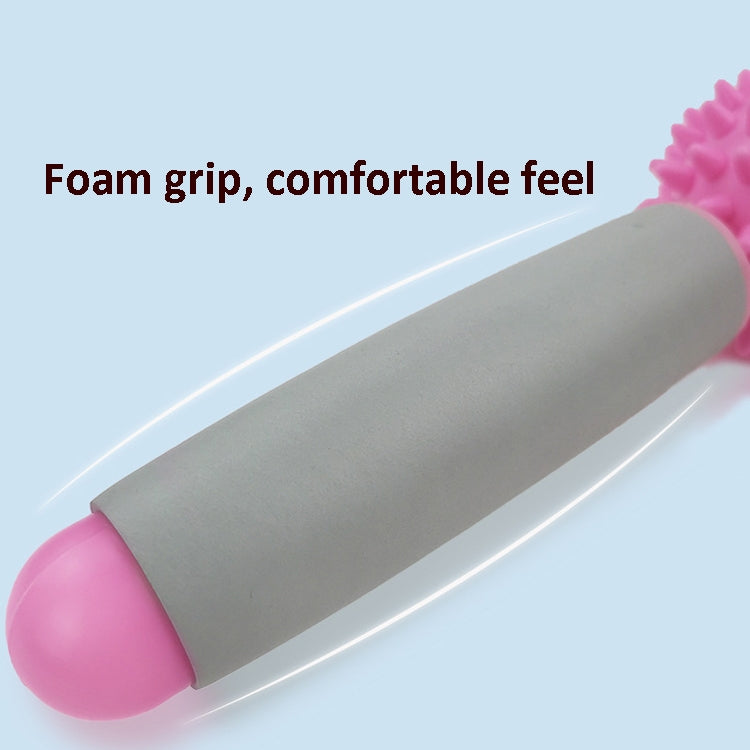 2 PCS 2-Ball Muscle Massage Relaxation Hedgehog Ball Yoga Stick Roller Stick
