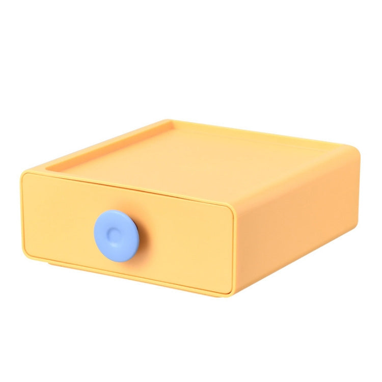 2 PCS Ring Drawer Type Desktop Storage Box Can Be Stacked Multifunctional Home Cosmetics Stationery Storage