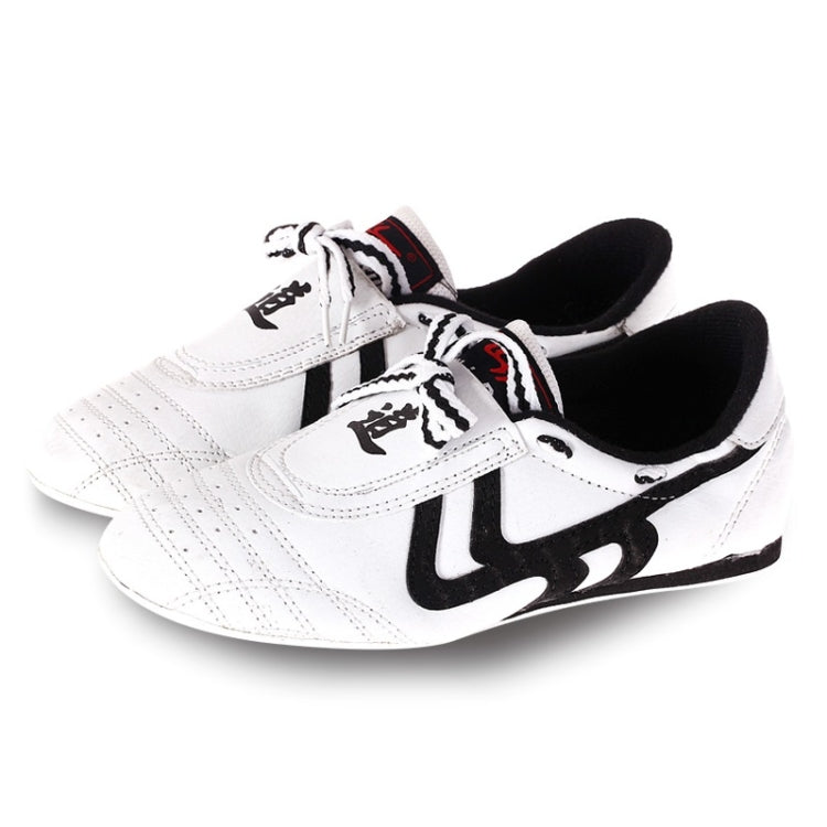 Weirui Taekwondo Shoes Men And Women Tendon Sole Training Shoes, Random Style Delivery, Size: 29(White)