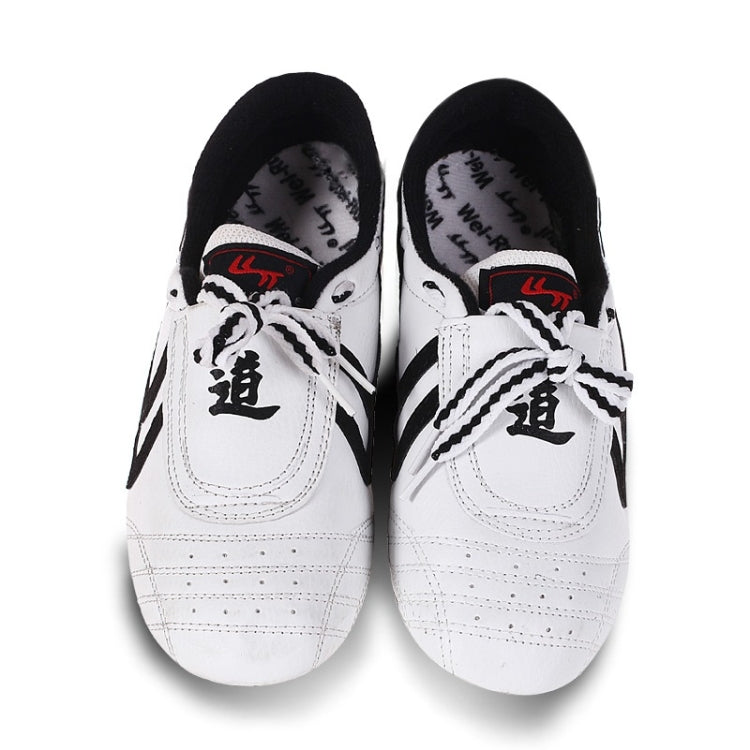 Weirui Taekwondo Shoes Men And Women Tendon Sole Training Shoes, Random Style Delivery, Size: 34(White)