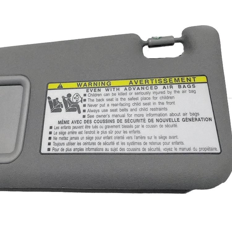 The Driver Side Sun Visor For Toyota RAV4 2006-2009 74320-42501-B2(Gray)