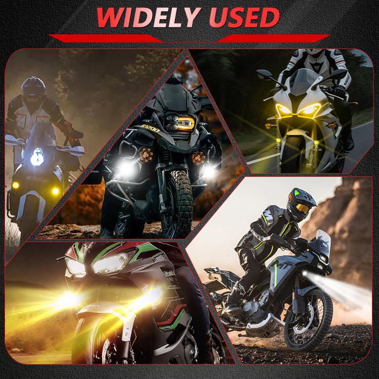 12W Aluminum Alloy Spotlight LED Chip Motorcycle Headlight