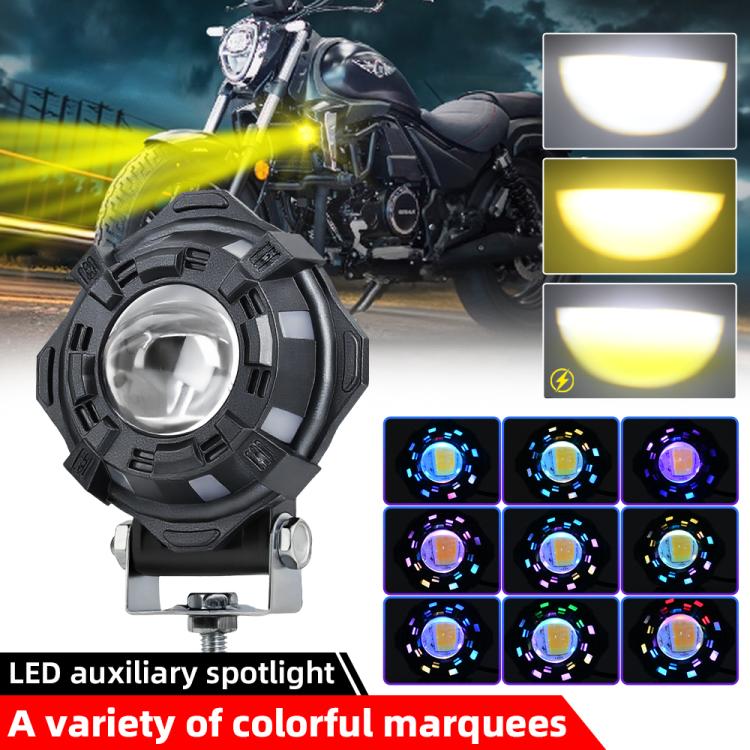 12W Aluminum Alloy Spotlight LED Chip Motorcycle Headlight