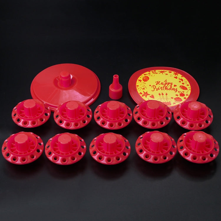 TX015 2 PCS PP Ring 120 Hole Lollipop Holder Adjustable Candy Display Stand