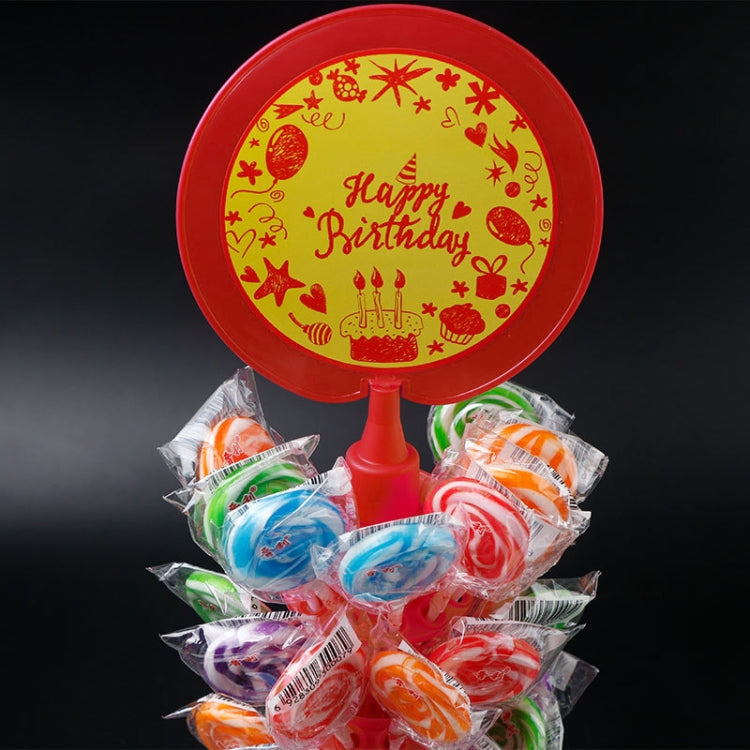 TX015 2 PCS PP Ring 120 Hole Lollipop Holder Adjustable Candy Display Stand