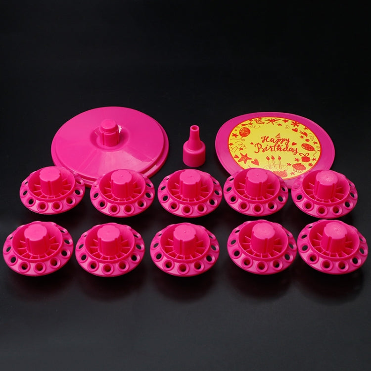 TX015 2 PCS PP Ring 120 Hole Lollipop Holder Adjustable Candy Display Stand