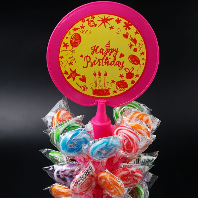 TX015 2 PCS PP Ring 120 Hole Lollipop Holder Adjustable Candy Display Stand
