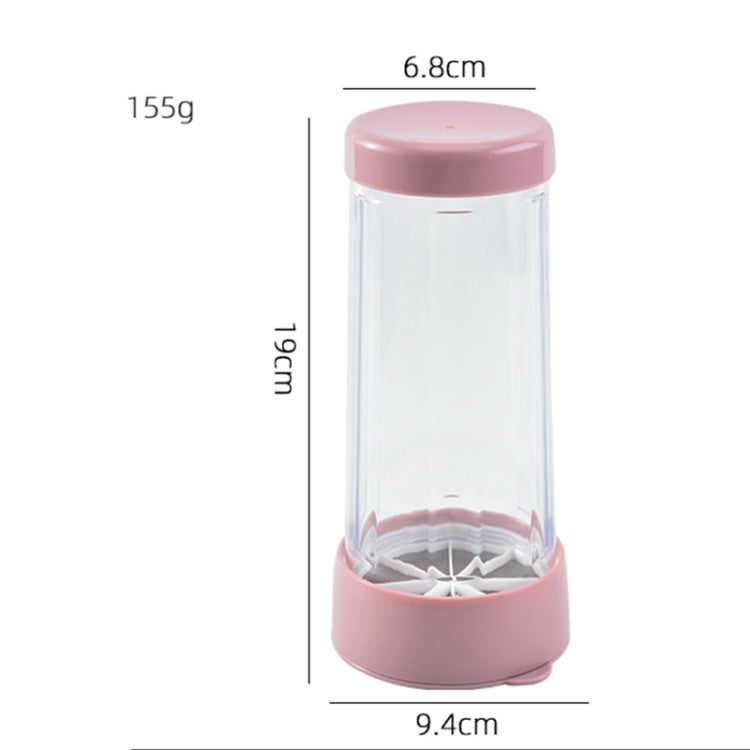 2 PCS Rotating Stainless Steel Tall Cup Body Flour Sieve Sugar Bowl