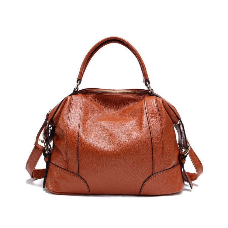 2P1006 Ladies Single-Shoulder Leather Messenger Bag, Colour: Brown  (S)