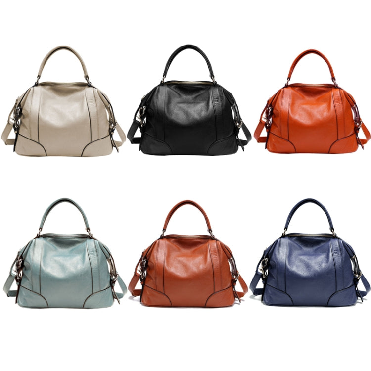 2P1006 Ladies Single-Shoulder Leather Messenger Bag, Colour: Brown  (S)