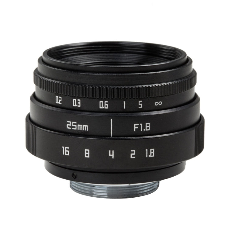 CA011A 25mm F1.8  Fixed Focus Camera Lens Simple Version C-Mount  â…¥ Generation Micro Single Lens