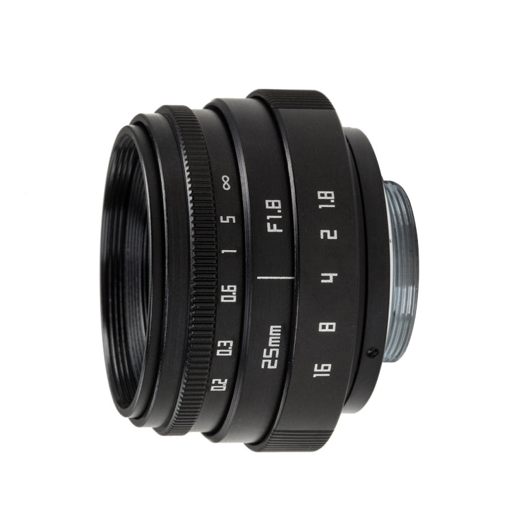 CA011A 25mm F1.8  Fixed Focus Camera Lens Simple Version C-Mount  â…¥ Generation Micro Single Lens