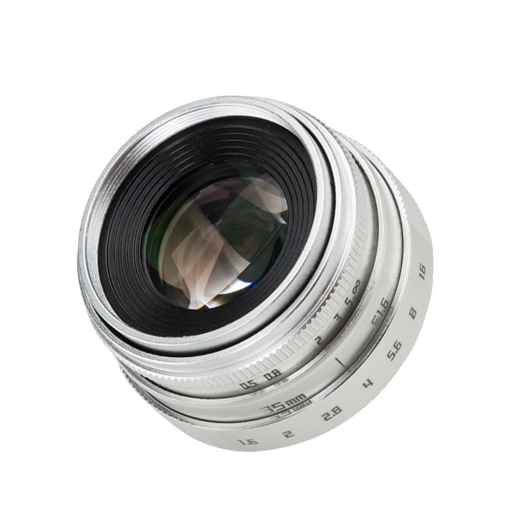 CA-015-C-B  35mm F1.6 FF Digital Camera Lens Silver VI Generation Micro Single Lens