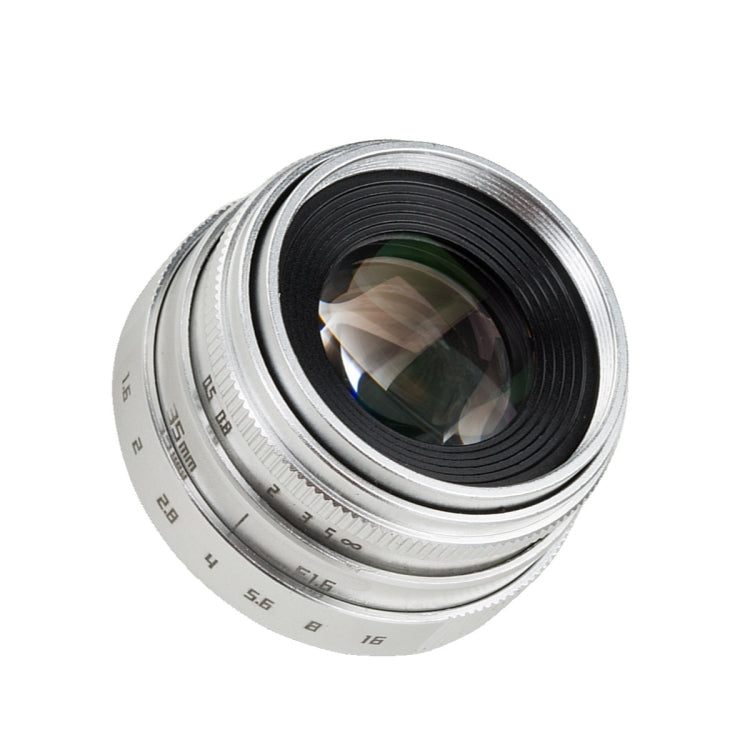 CA-015-C-B  35mm F1.6 FF Digital Camera Lens Silver VI Generation Micro Single Lens