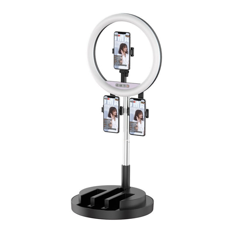 JM03 11 Inch 3 Position Fill Light Beauty Selfie Desktop Bracket Live Broadcast Integrated Floor LED Light