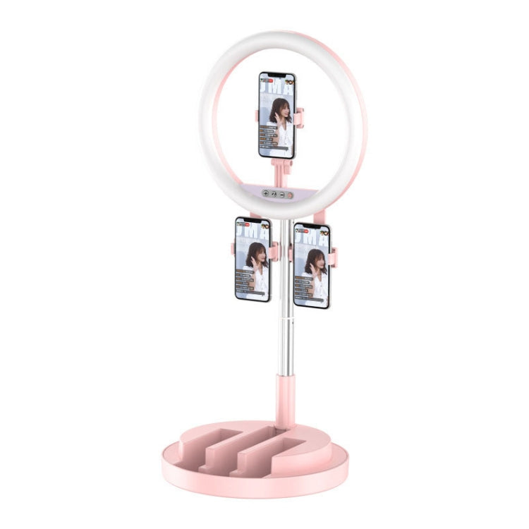 JM03 11 Inch 3 Position Fill Light Beauty Selfie Desktop Bracket Live Broadcast Integrated Floor LED Light
