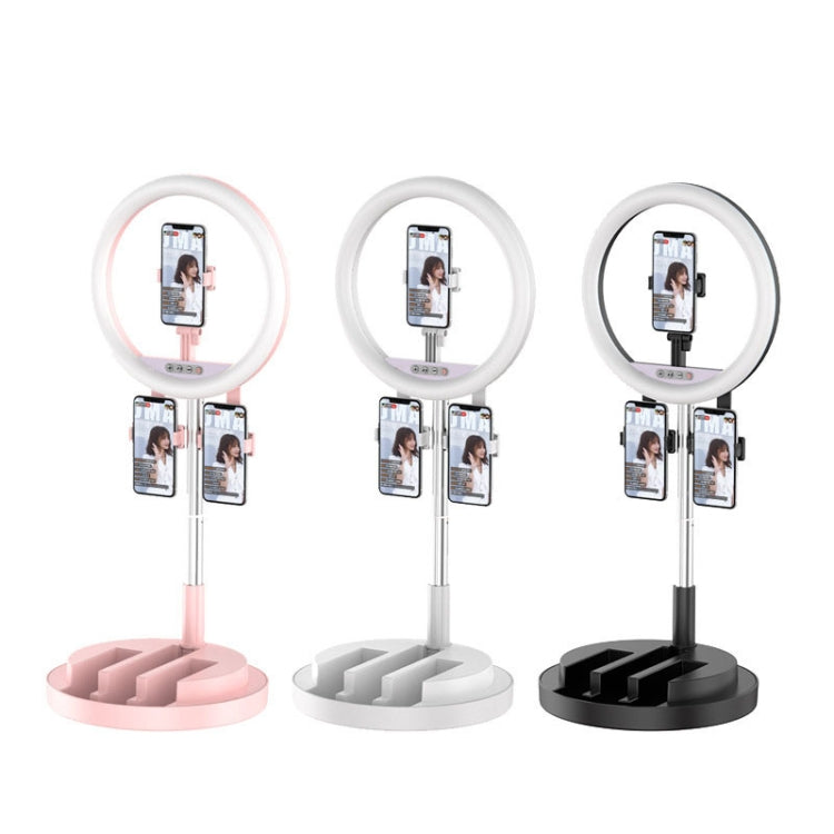 JM03 11 Inch 3 Position Fill Light Beauty Selfie Desktop Bracket Live Broadcast Integrated Floor LED Light