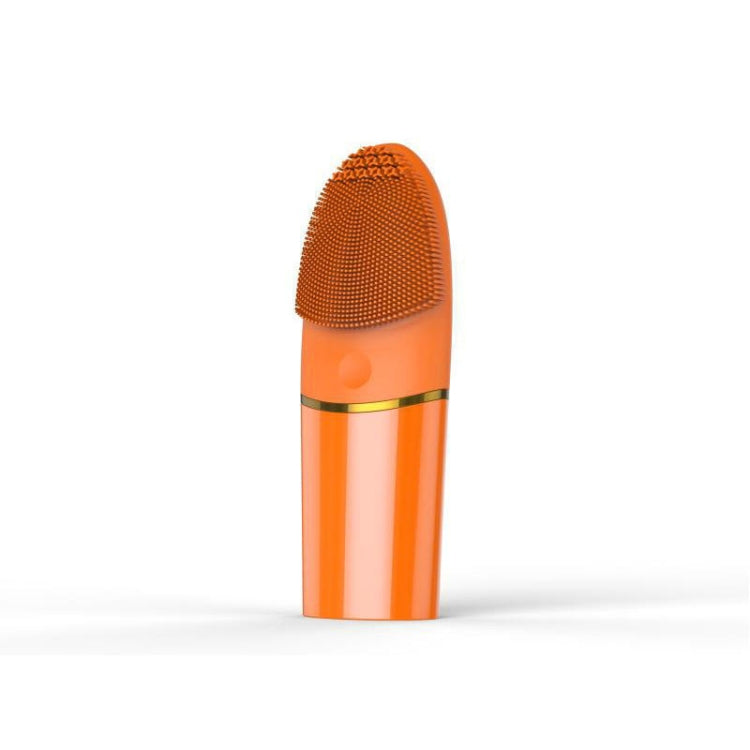 AM--1101 2 PCS Silicone Handheld Cleansing Apparatus Waterproof Portable Cleansing Brush Massager Pore Cleaner