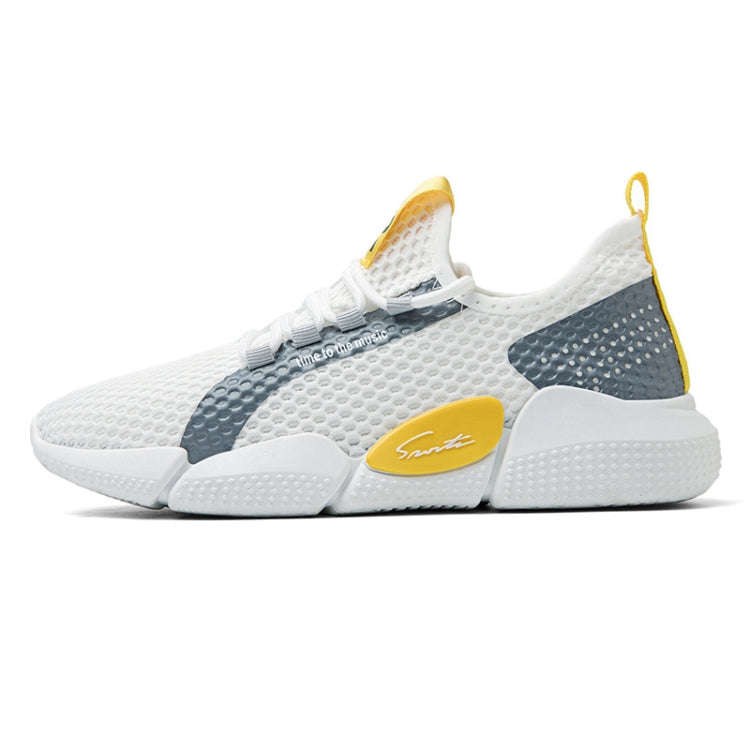 Spring Breathable Running Shoes Couple Models Student Casual Shoes Flying Woven Sports Shoes, Size: 39
