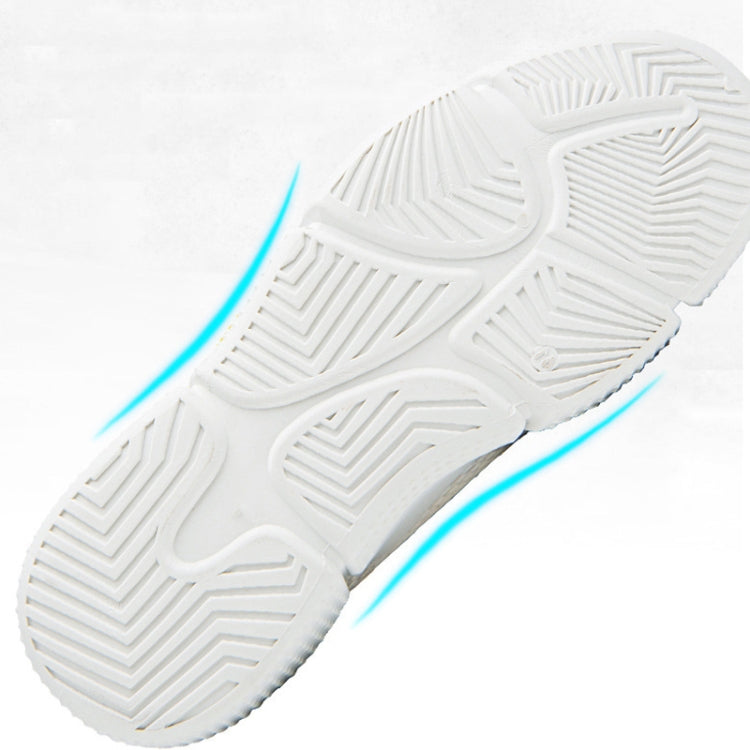 Spring Breathable Running Shoes Couple Models Student Casual Shoes Flying Woven Sports Shoes, Size: 42(Yellow)